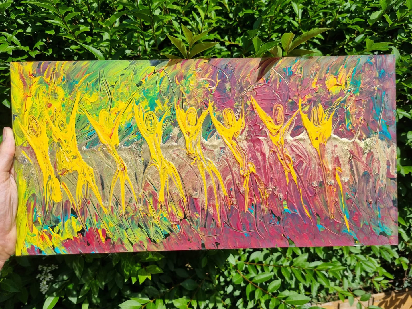 Dansers! - Acrylpainting on triplex