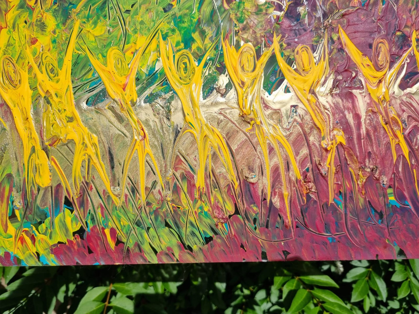 Dansers! - Acrylpainting on triplex